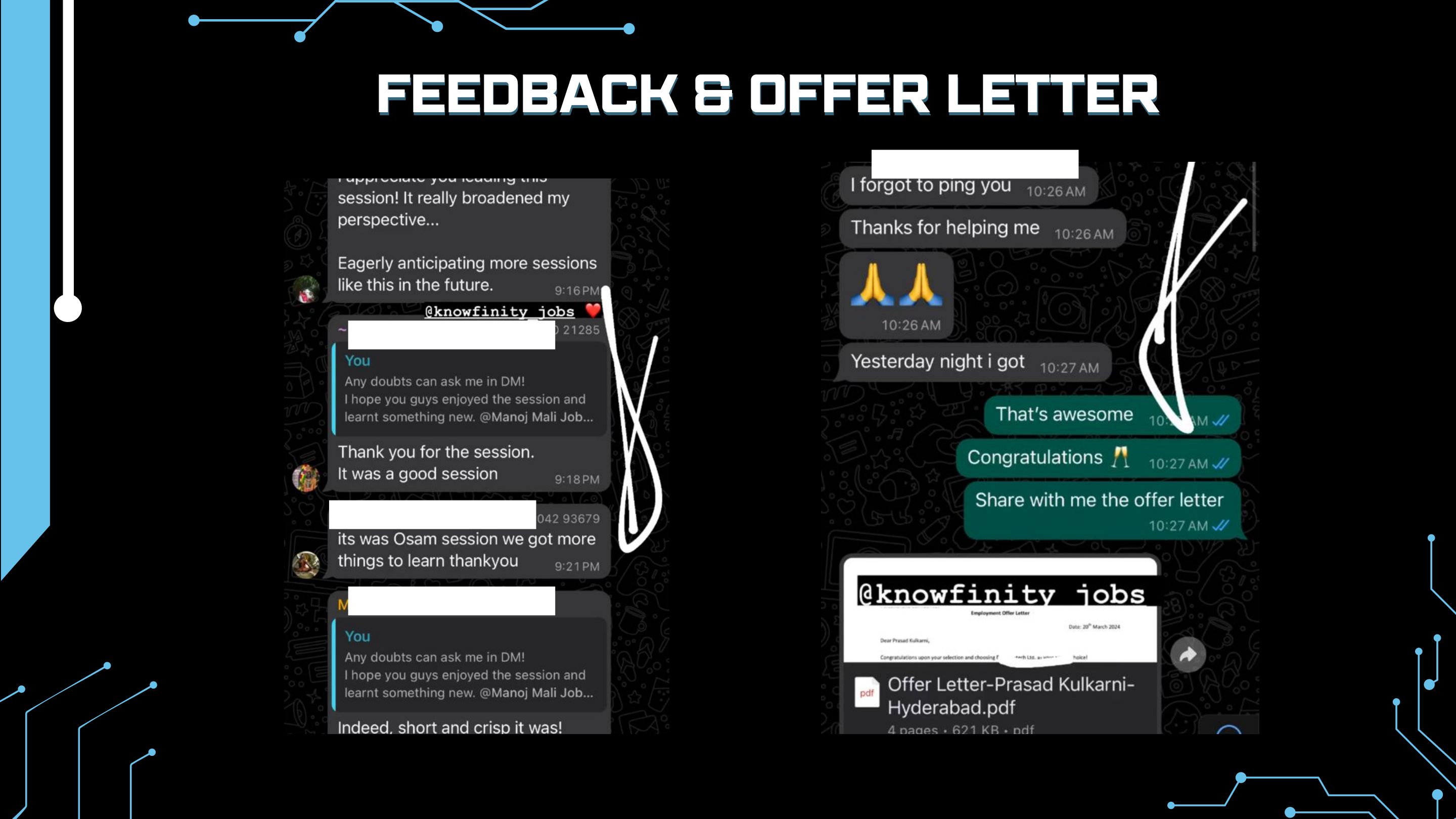 User testimonial